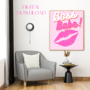 Boss Babe Wall Art