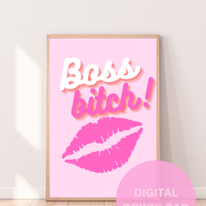 Boss B Wall Art - Digital Download