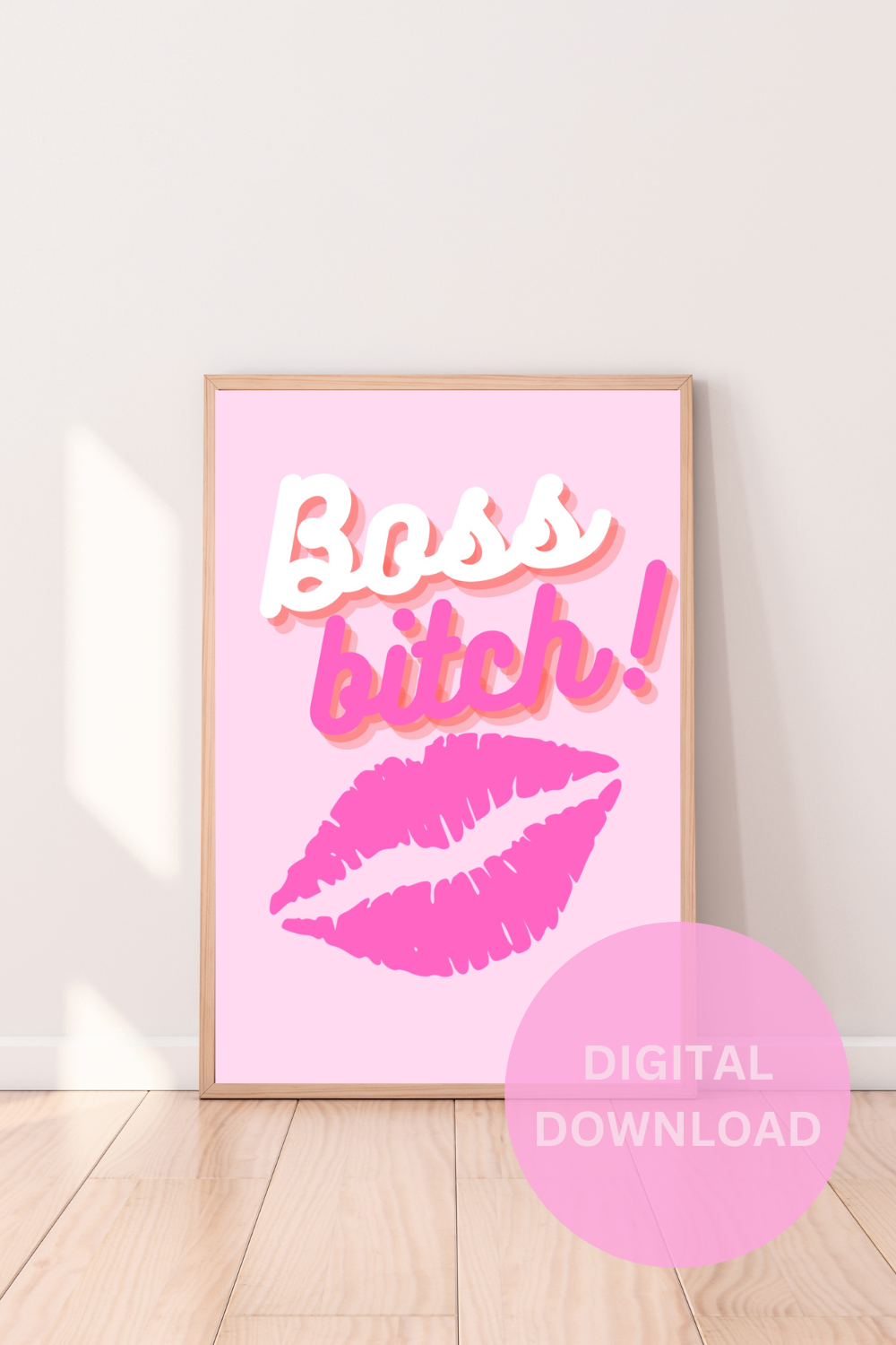 Boss B Wall Art - Digital Download